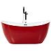 Vasca Da Bagno Freestanding Antigua 150 X 75 Cm Rosso - Foto miniatura 2