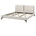Letto Velluto A Coste Melle 180 X 200 Cm Beige Chiaro - Foto miniatura 4