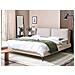Letto Velluto A Coste Melle 180 X 200 Cm Beige Chiaro - Foto miniatura 1