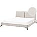 Letto Velluto A Coste Melle 180 X 200 Cm Beige Chiaro - Foto miniatura 8