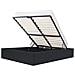 Letto Contenitore Per Adulti 140 X 190 Cm - Simil Nero - Foto miniatura 1