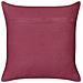 Set Di 2 Cuscini Cadetia Cotone 45 X 45 Cm Bordeaux Tinta Unita - Foto miniatura 3