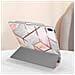 Custodia Per Ipad Air 13 2024 / 13 2025 Copertina Supporto, Bianco / Rosa - Foto miniatura 3