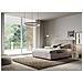 Letto Contenitore Imbottito 140x200 Microfibra Glicine Mika - Foto miniatura 5
