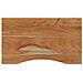 Piano Scrivania 80x50x2,5 Cm Rettangolare Legno Massello Acacia - Foto miniatura 2