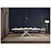 Tavolo allungabile 90x180/284 cm Karida bianco frassino gambe bianche - Foto miniatura 3