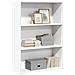 Libreria Bianca 80x30x114 Cm In Legno Multistrato - Foto miniatura 1