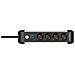 1391030400 prolunghe e multiple 1,8 m 4 presa (e) AC Interno Nero, Argento - Foto miniatura 1