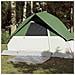 Tenda da Campeggio a Cupola per 3 Persone Verde Impermeabile - Foto miniatura 1