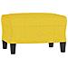 Set di Divani 4 pz Giallo Chiaro in Tessuto - Foto miniatura 6
