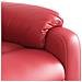 Poltrona Reclinabile Rossa in Similpelle - Foto miniatura 8