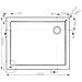 Piatto Doccia 80x100 Cm Rettangolare Ribassato Resina H3.5 Cm Monaco Bianco - Foto miniatura 2