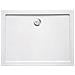 Piatto Doccia 80x100 Cm Rettangolare Ribassato Resina H3.5 Cm Monaco Bianco - Foto miniatura 1