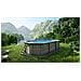 Piscina In Legno Nemo 7.3x3.97 - H. 1.45 M Fissate Su Calcestruzzo Esistente - Foto miniatura 1