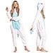 Pigiama Da Donna Tuta Kigurumi Onesie Unicorno Blu 145-155 Cm S - Foto miniatura 1