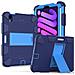 Custodia Per Ipad Mini 6 8.3"" Con Supporto E Alloggiamento Per Stilo Blu - Foto miniatura 1