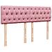 Struttura Letto Pouf con Materasso Rosa 140x190 cm in Velluto - Foto miniatura 9
