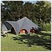 Tenda Teepee con tetto Grigio e arancione 600 x 600 x 347 cm - Foto miniatura 2