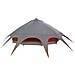 Tenda Teepee con tetto Grigio e arancione 600 x 600 x 347 cm - Foto miniatura 8