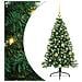 Albero di Natale artificiale con luci integrate Verde 120 cm - Foto miniatura 1