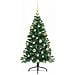 Albero di Natale artificiale con luci integrate Verde 120 cm - Foto miniatura 4