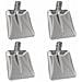 Testa di Pala 4 pcs Argento 45 x 38 cm Alluminio - Foto miniatura 1