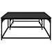 Tavolino da salotto 2 pcs Rovere Nero Legno multistrato - Foto miniatura 6