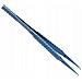 Pinzetta Di Precisione In Titanio Curva (blu) - Materiale Di Alta Qualità, Resistente Alla Corrosione | Lunghezza 140 Mm, Punta 0,15 Mm | Uso Versatile Per Microsaldatura - Foto miniatura 2