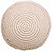 Puf In Cotone Intrecciato Panna 45x45x40h - Foto miniatura 5
