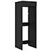 Mobiletto per lavatrice Rovere Nero 67,5 x 68 x 200 cm - Foto miniatura 1