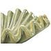 Centro Tavola Venice In Ceramica Verde Salvia Con Bordo A Petali Ø 40 Cm - Foto miniatura 3
