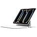 Custodia con Tastiera per Apple iPad Pro 11 - Pelle, Bianco - Foto miniatura 4