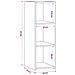 Credenza Legno antico 30 x 41 x 93 cm Legno ingegnerizzato - Foto miniatura 6