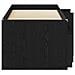 Struttura Letto Loft con Mobile 3 pz Nero Legno multistrato - Foto miniatura 4