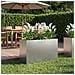 Vaso da giardino Argento 80 x 30 x 50 cm Acciaio zincato - Foto miniatura 2