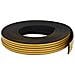 Nastro adesivo per finestre Nero 10 x 6 mm 12 m Schiuma EPDM - Foto miniatura 2