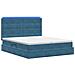 Letto con contenitore LED e materasso Blu Scuro 180 x 200 cm - Foto miniatura 9