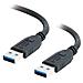 Cavo USB - USB Type A (M) a USB Type A (M) - USB 3.0 - 2 m - nero - Foto miniatura 1