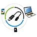 ICOC U2OTG-SD - Cavo USB OTG Micro B / A con Lettore Micro SD / SDHC 26cm Nero - Foto miniatura 3