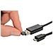 ICOC U2OTG-SD - Cavo USB OTG Micro B / A con Lettore Micro SD / SDHC 26cm Nero - Foto miniatura 5