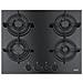 Piano Cottura FHCR6044GHEBKC a Gas 4 Fuochi Gas Colore Nero - Foto miniatura 4
