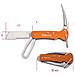 Coltello Nautico Cutter Seghetto Mare Pesca Mitili Professionale 1778x - Foto miniatura 3