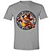 Crash Bandicoot - Jump Wump Crash Grey Melange (T-Shirt Unisex Tg. XL)  - Foto miniatura 1