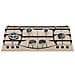 Piano Cottura TPHN960MST (AV) R / HA a Gas 6 Fuochi Gas Colore Avena - Foto miniatura 1