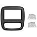 Mascherina Adattatore Autoradio 03706 Con Foro 2din Nero Fiat Talento Nissan Nv 300 Dal 2016 Opel Vivaro Dal 2014 Renault Traffic Dal 2014 - Foto miniatura 1