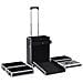 Valigia Trolley Per Cosmetici In Alluminio Nero - Foto miniatura 6