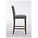 Sgabello Bar E Cucina Louise Chesterfield I Sgabello Alto Imbottito in Tessuto I Sgabello Capitonné Design Elegante I Sedia Bancone Cucina Grigio Chiaro Base Chiaro Antico - Foto miniatura 3