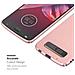 Custodia Compatibile Con Motorola Moto Z2 Play In Oro Rosa Metallo - Hard Case Coperchio Protettivo In Look Metallico Contro I Graffi E Gli Urti - Foto miniatura 5