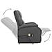 Poltrona Alzapersona Massaggiante in Tessuto Grigio Scuro - Foto miniatura 2