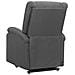 Poltrona Alzapersona Massaggiante in Tessuto Grigio Scuro - Foto miniatura 8